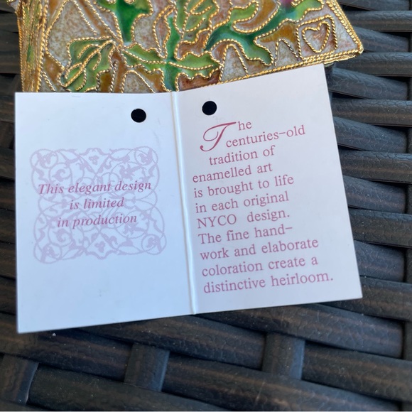 NYCO Cloisonne Enamel Teapot - Picture 10 of 11